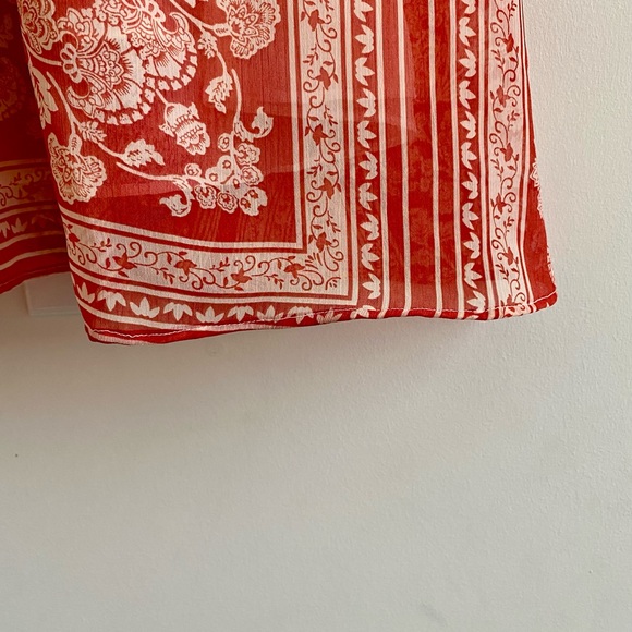 *NWOT* Zara BoHo Floral Print Crochet Detail Midi Dress - Picture 12 of 15